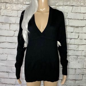 Lululemon Dance Cotton/Cashmere V-Neck Sweater